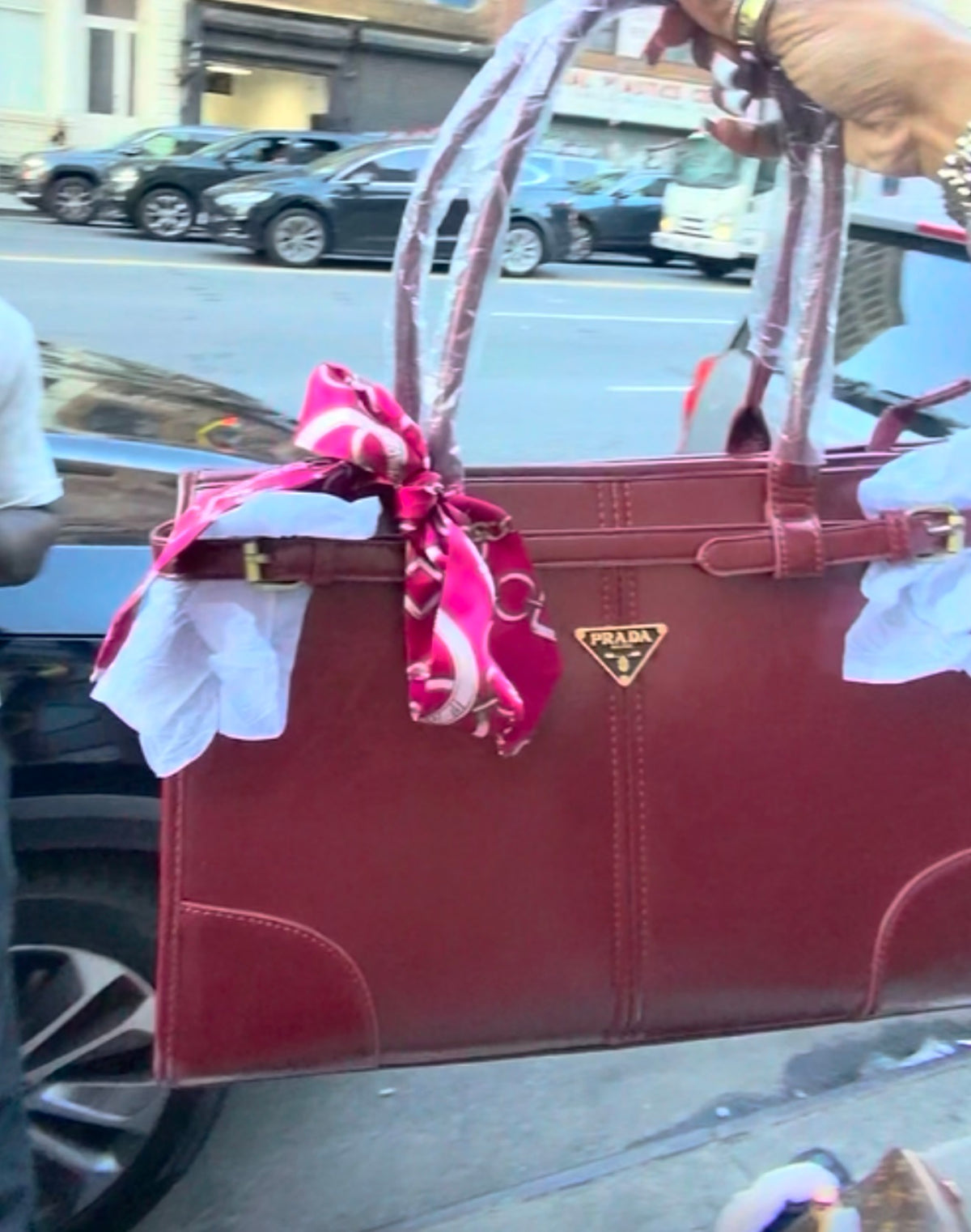 Prada RedRum Bag