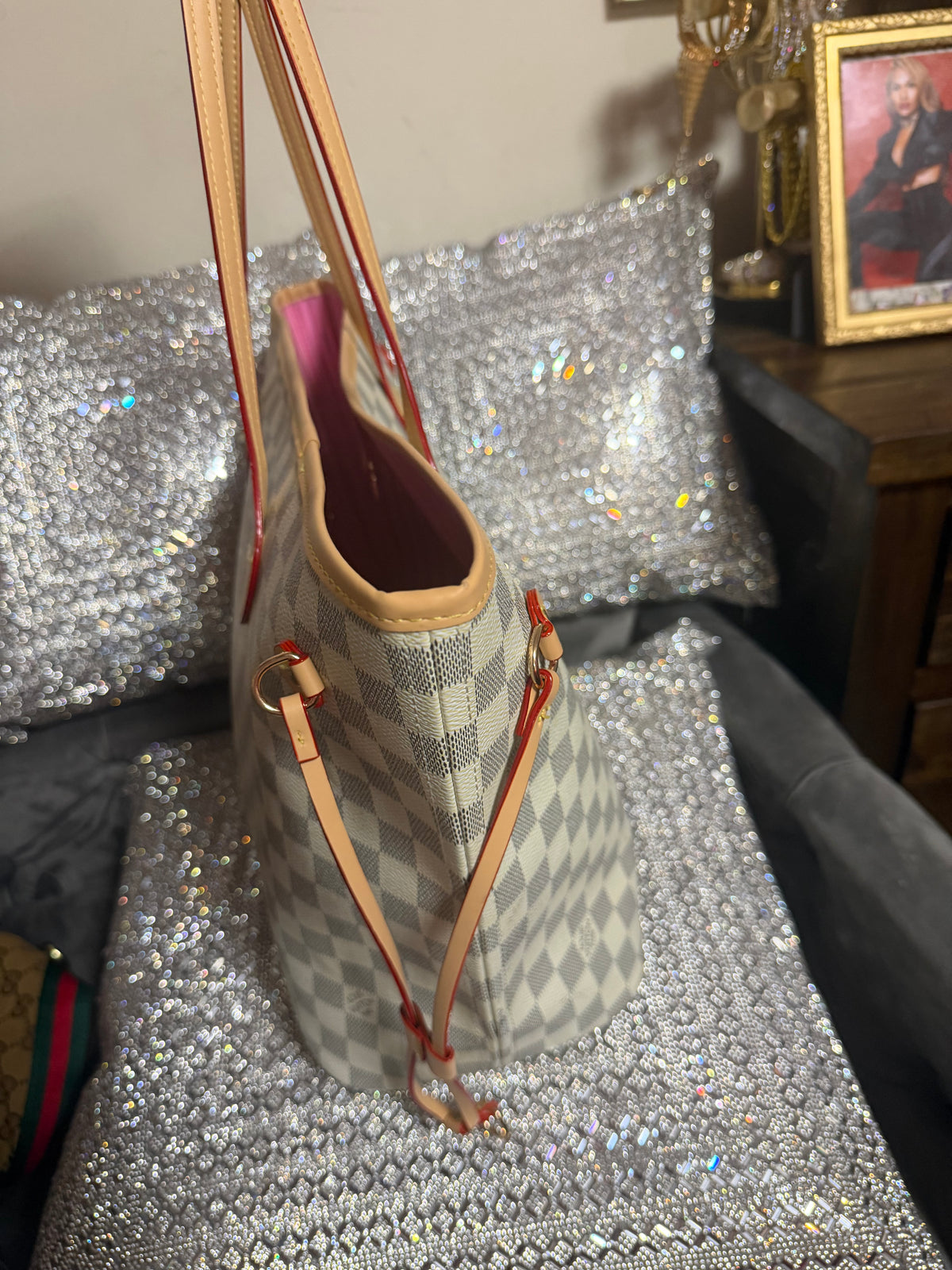 LV Damier Neverfull