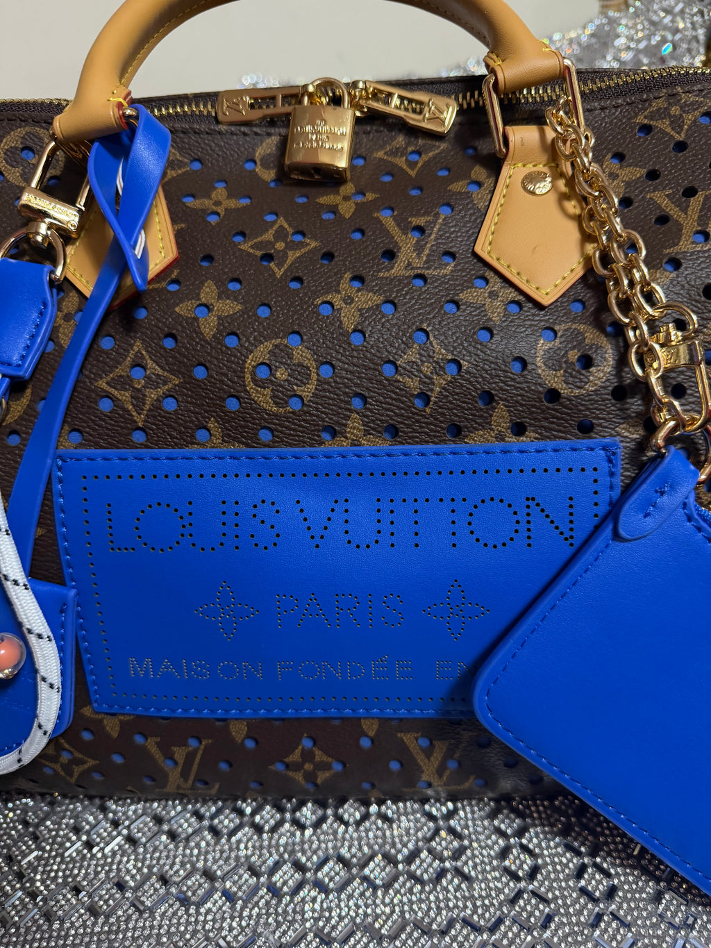 LV New Blue Speedy
