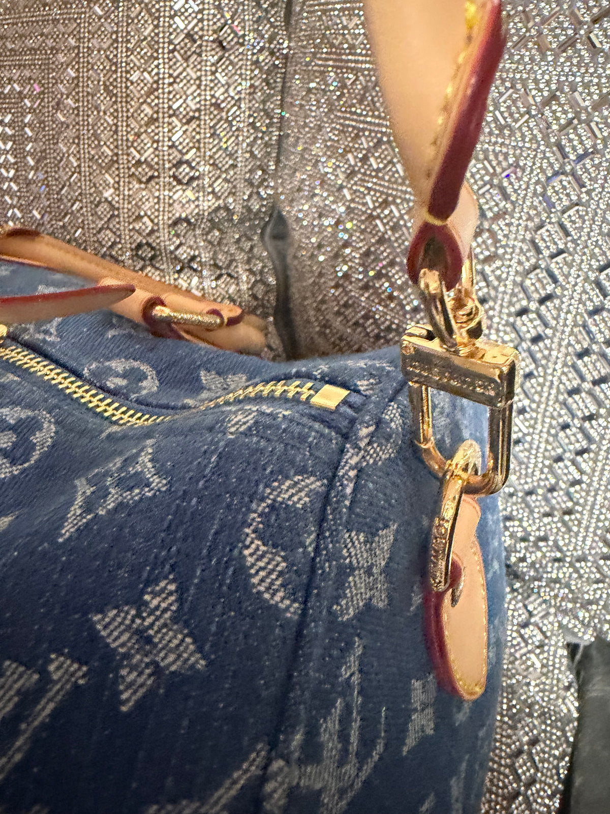 LV Denim Soft Speedy 30