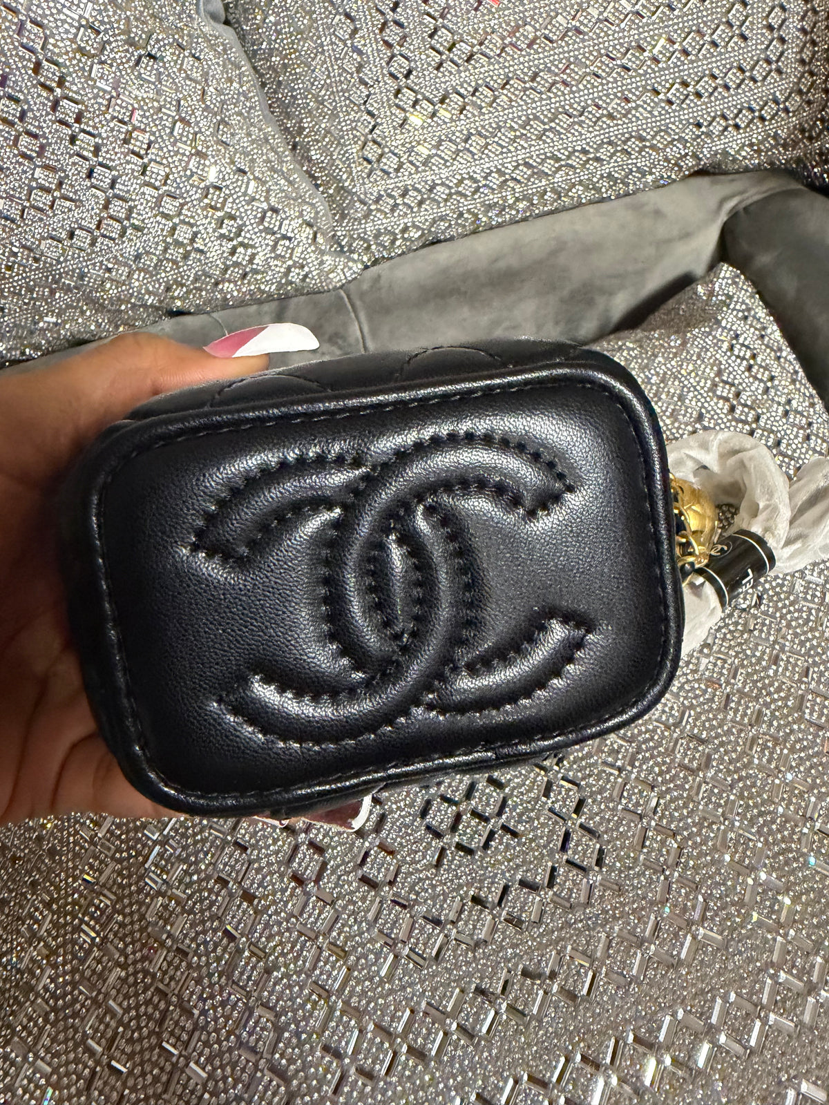 CC mini vanity w/ball chain