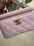 CC pink vanity bag