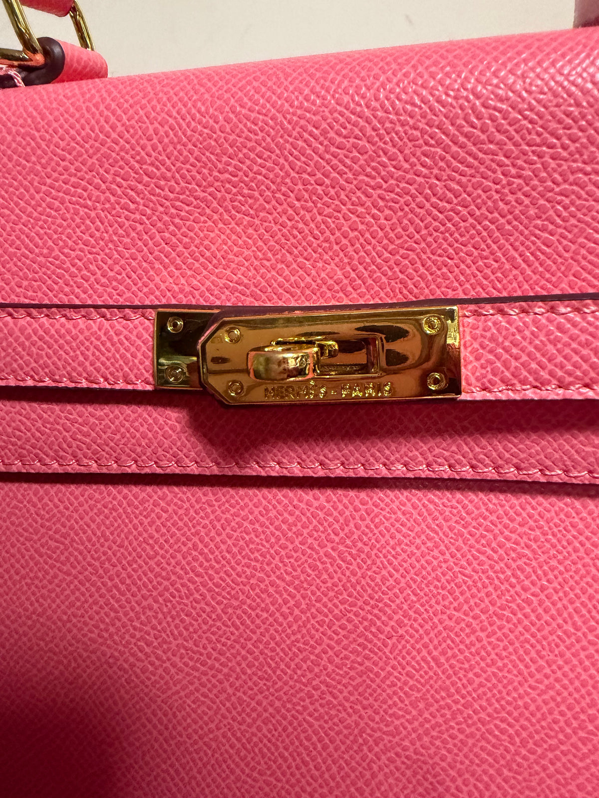 Pink Hermes Kelly Bag