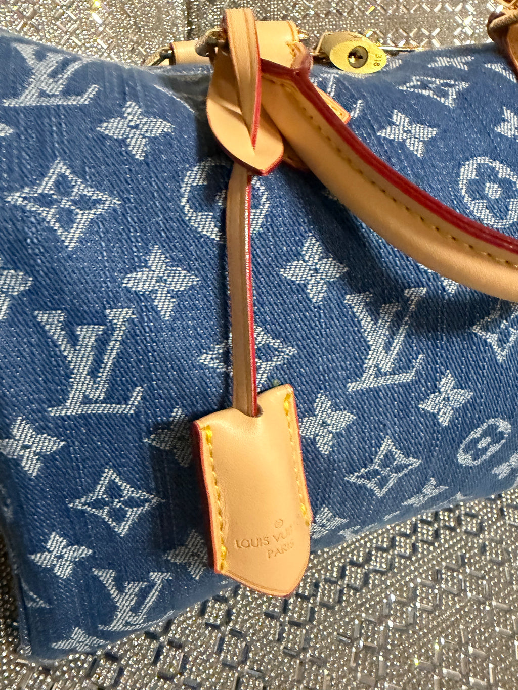 LV Denim Soft Speedy 30