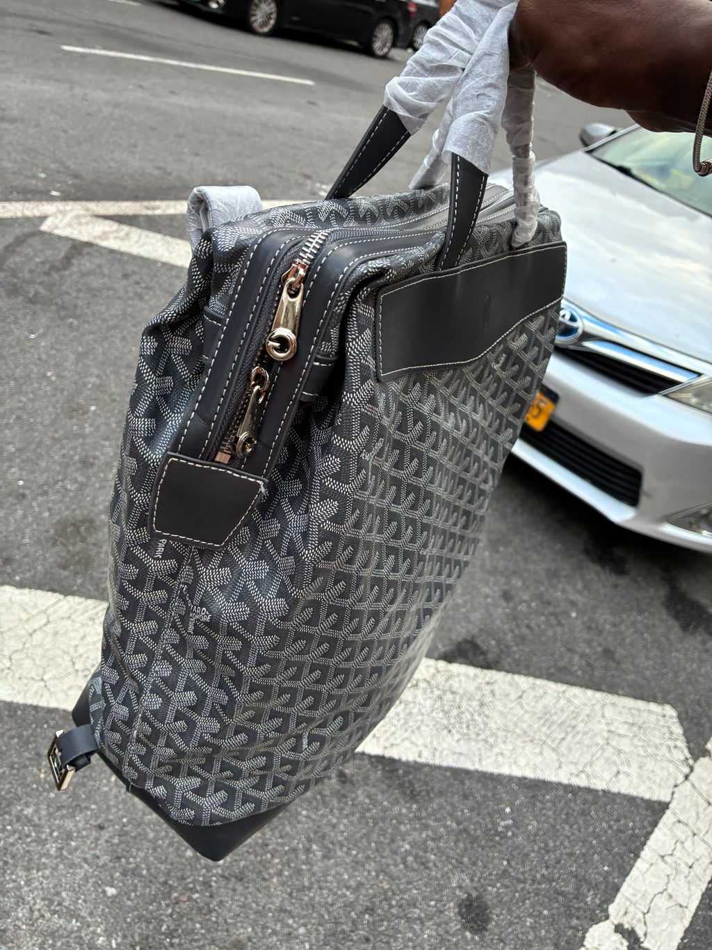 Black Goyard Backpack